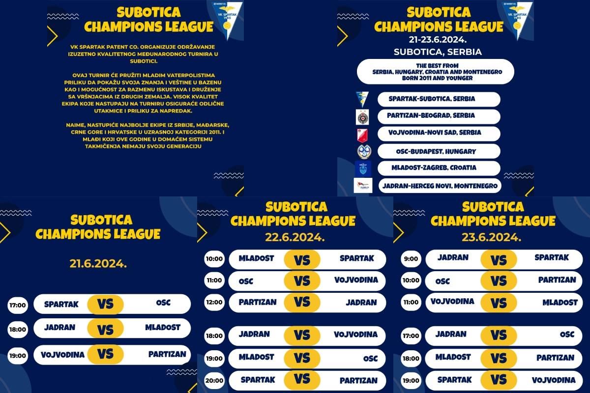Subotica Champions League program-main