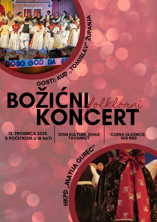 Božićni koncert 2025-tavankut.