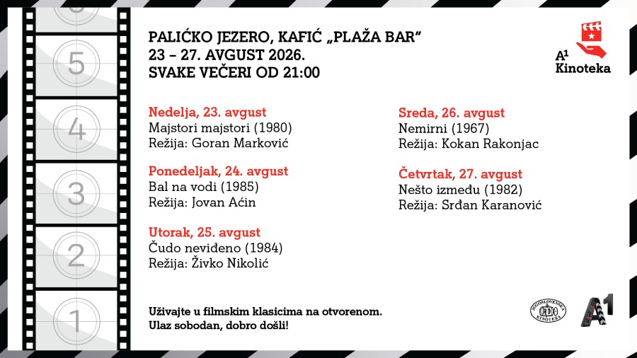 A1 KINOTEKA - Najava plakat PALIĆ